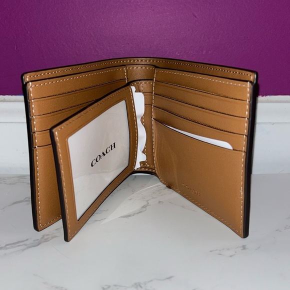 NWT COACH 3 in 1 Wallet in Rainbow Signature Canvas - Picture 5 of 8